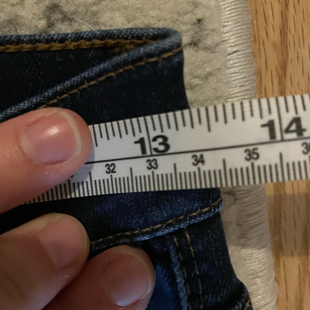Madewell High-Rise Skinny‎ Jeans 9” Dark Blue Denim Size 26 - Picture 7 of 10